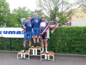 Willi auf dem Podium in Fürstenwalde